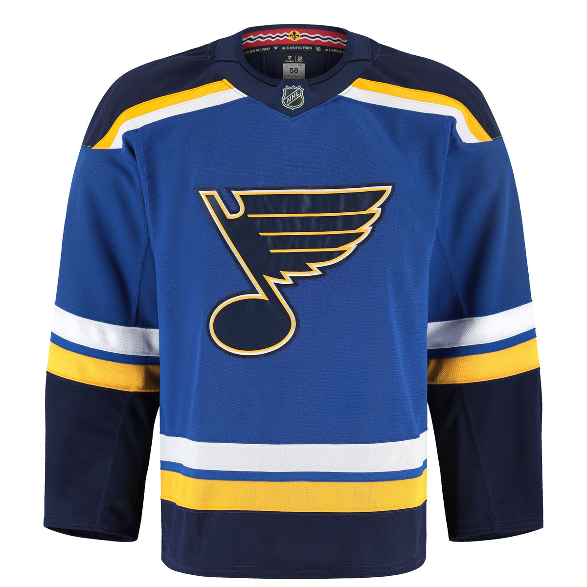 St. Louis Blues Fanatics Blue Home Authentic Pro Jersey
