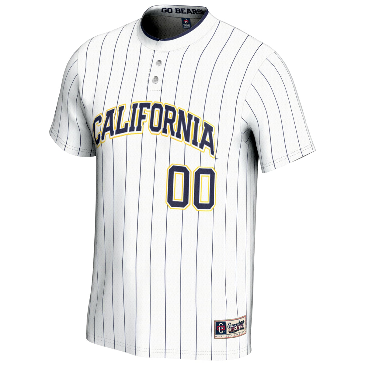 Cal Bears GameDay Greats NIL Pick-A-Player Lightweight Softball Jersey - White