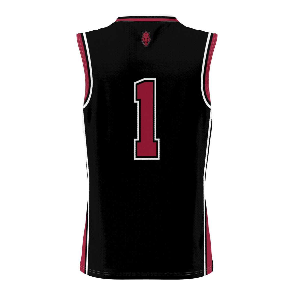 #1 Arkansas Razorbacks GameDay Greats Lightweight Basketball Jersey - Black