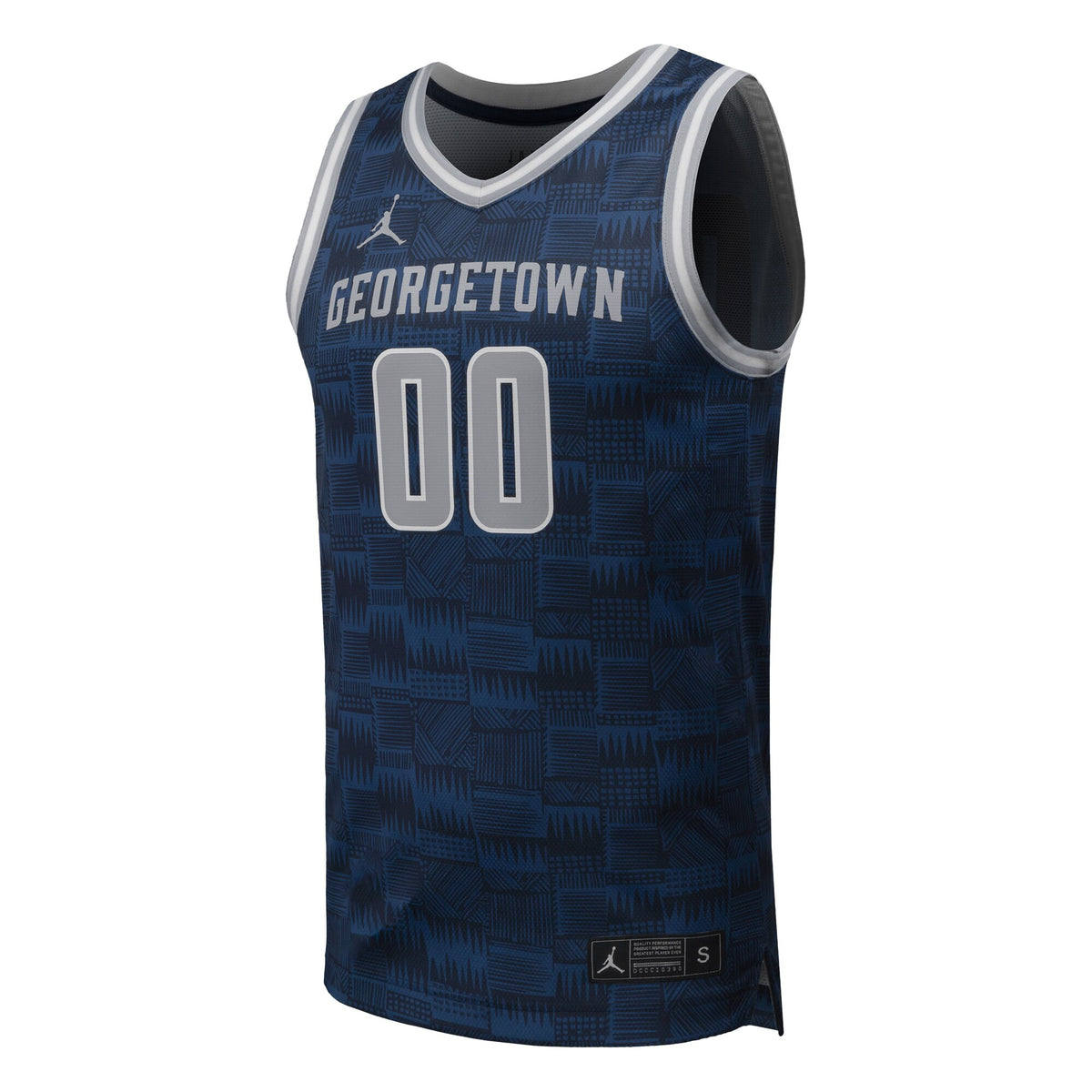 Jordan Brand #00 Navy Georgetown Hoyas Replica Basketball Jersey