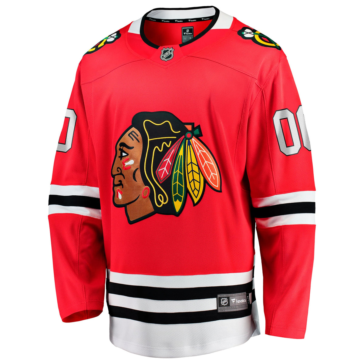 Chicago Blackhawks Fanatics Red Home Breakaway Custom Jersey