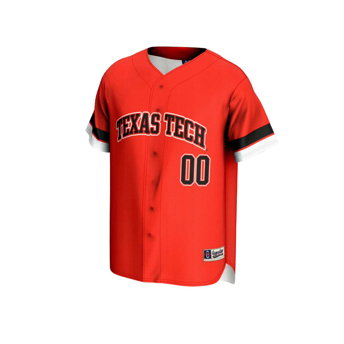 Texas Tech Red Raiders GameDay Greats NIL Pick-A-Player Baseball Lightweight Jersey - Red