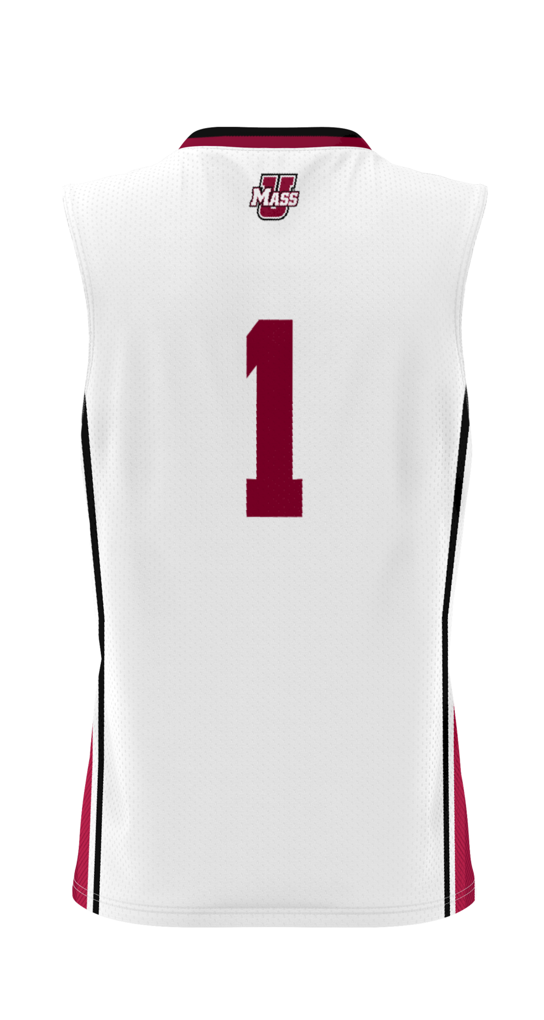 #1 UMass Minutemen GameDay Greats Lightweight Basketball Jersey - White