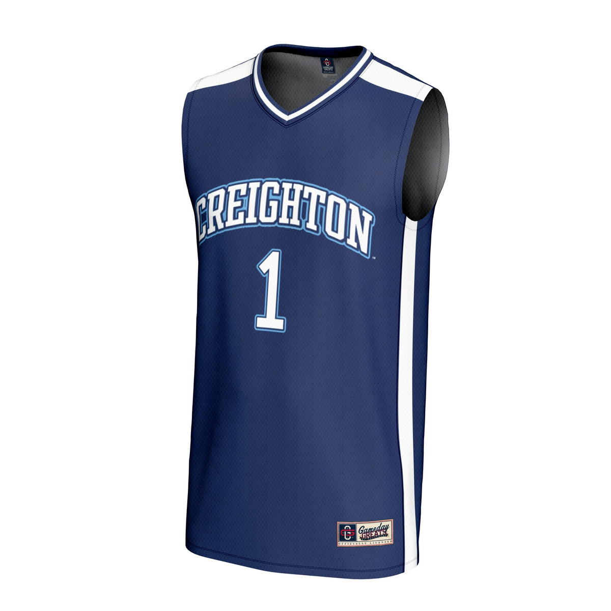 #1 Creighton Bluejays GameDay Greats Lightweight Basketball Fashion Jersey - Blue