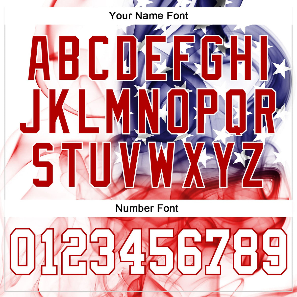 Custom White White-Red 3D American Flag Authentic Baseball Jersey