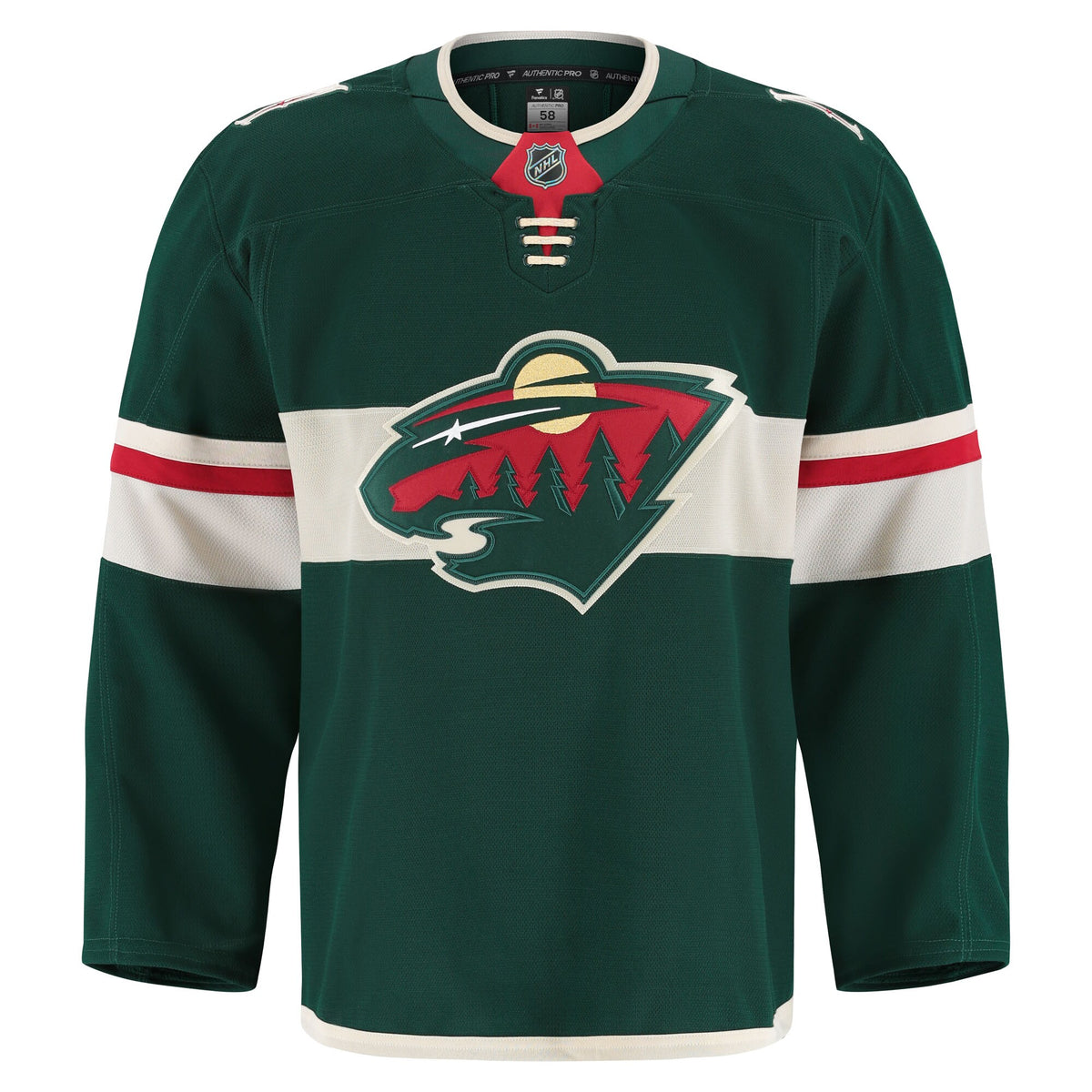 Minnesota Wild Fanatics Green Home Authentic Pro Jersey