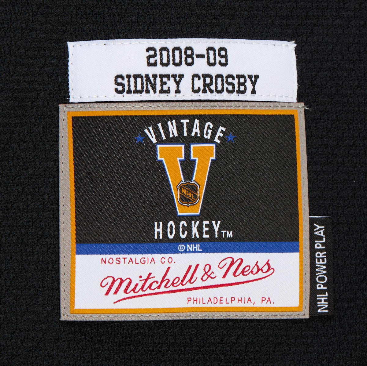 Pittsburgh Penguins Sidney Crosby Black 2008-09 Power Play Jersey