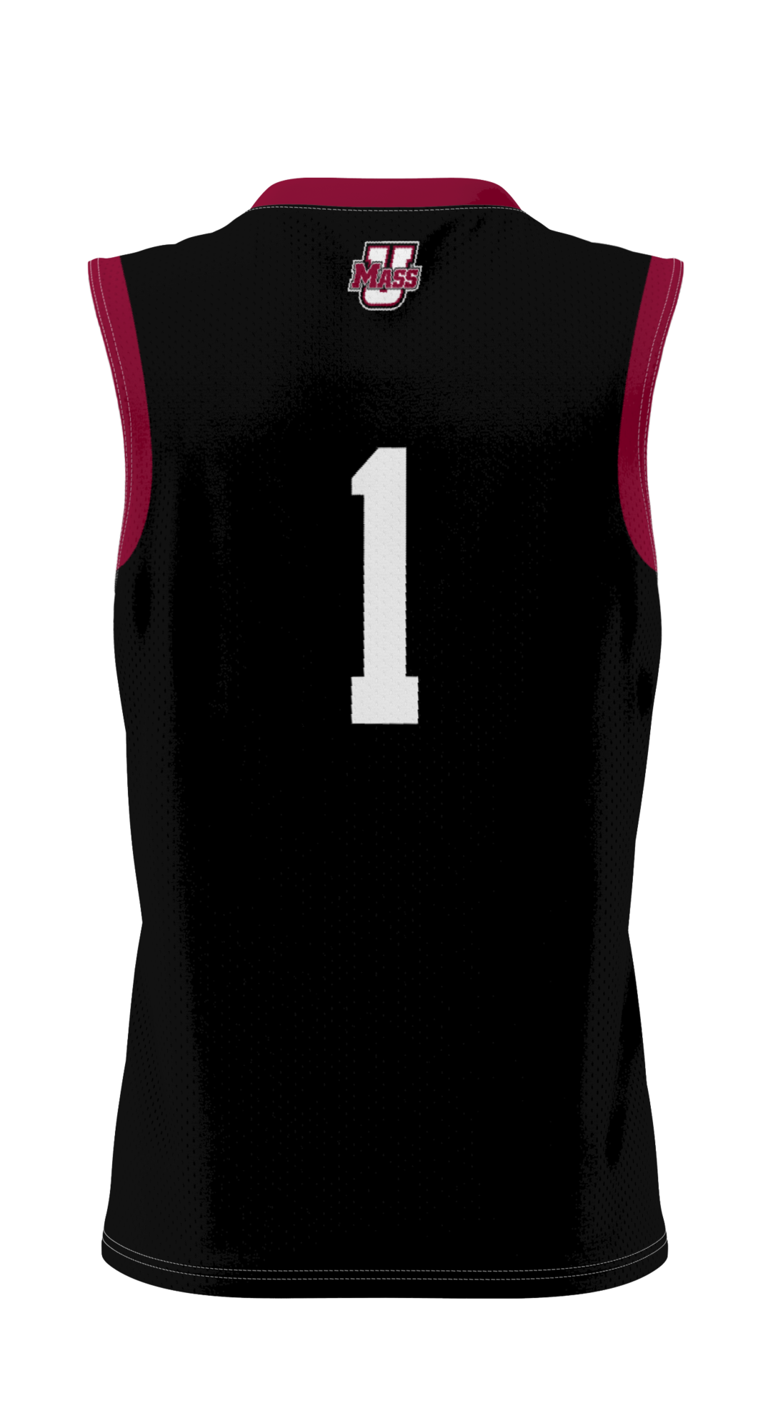 #1 UMass Minutemen GameDay Greats Lightweight Basketball Jersey - Black