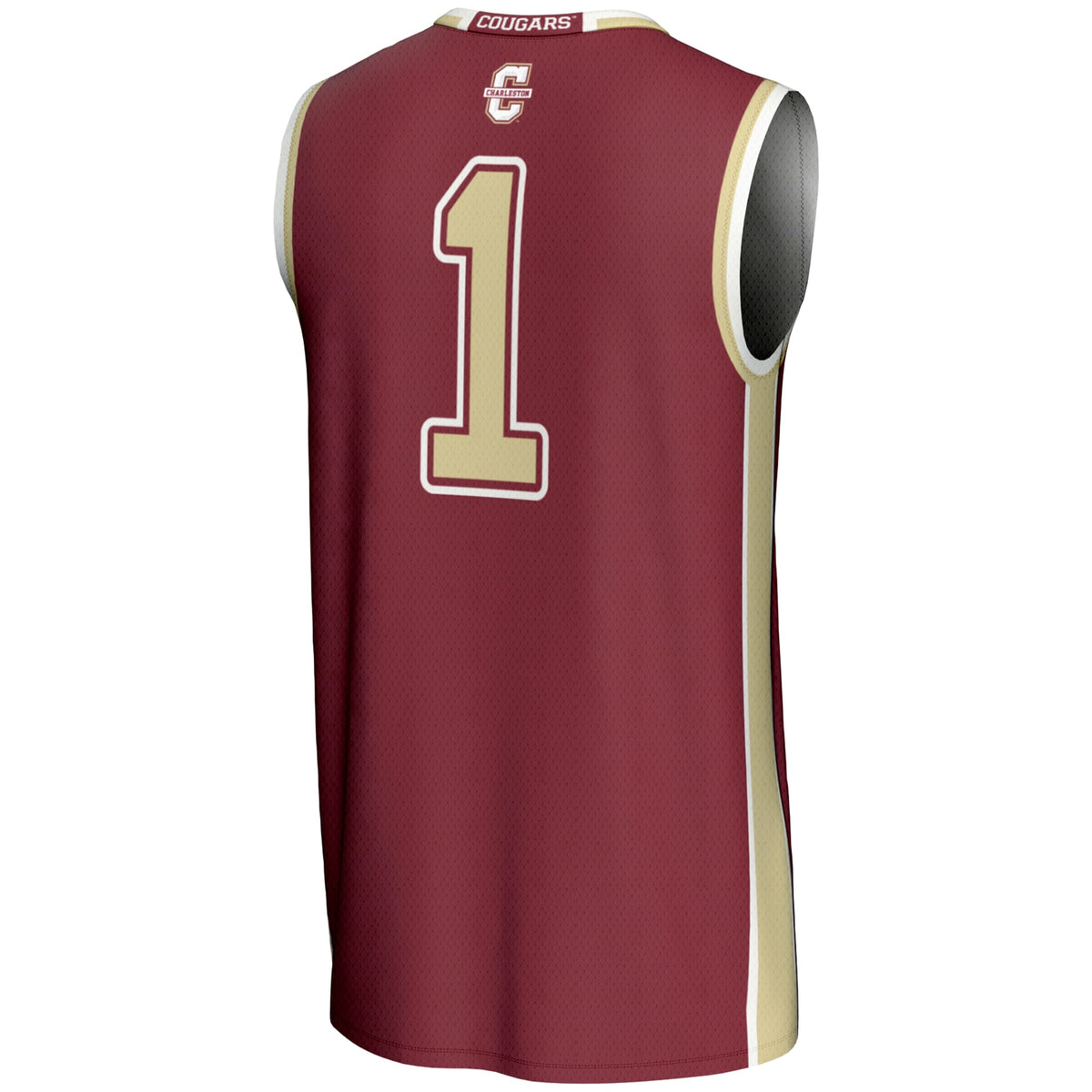 Charleston Cougars GameDay Greats #1 Basketball Jersey - Maroon