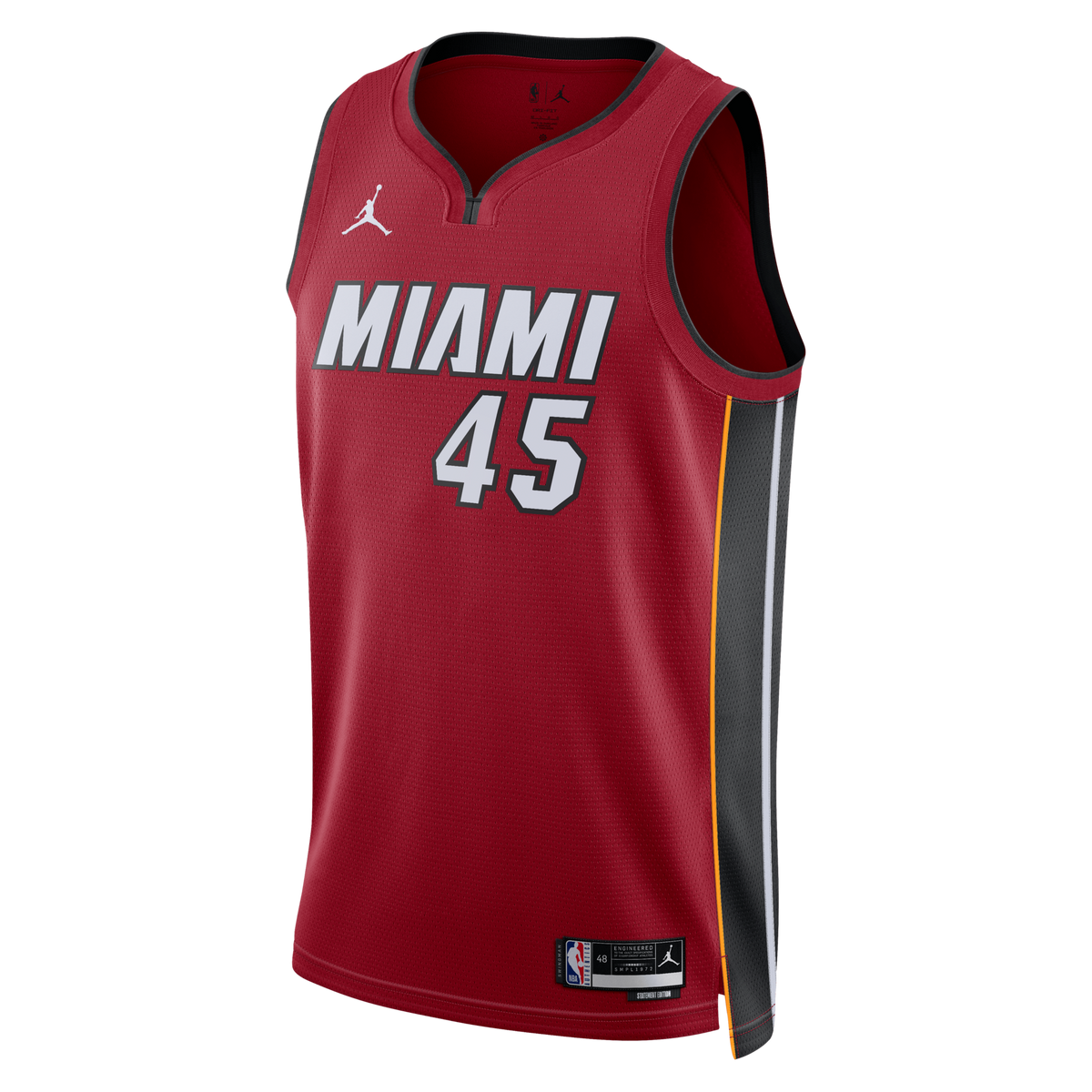 Miami Heat Jordan Brand Statement Edition Swingman Jersey - Red - Davion Mitchell