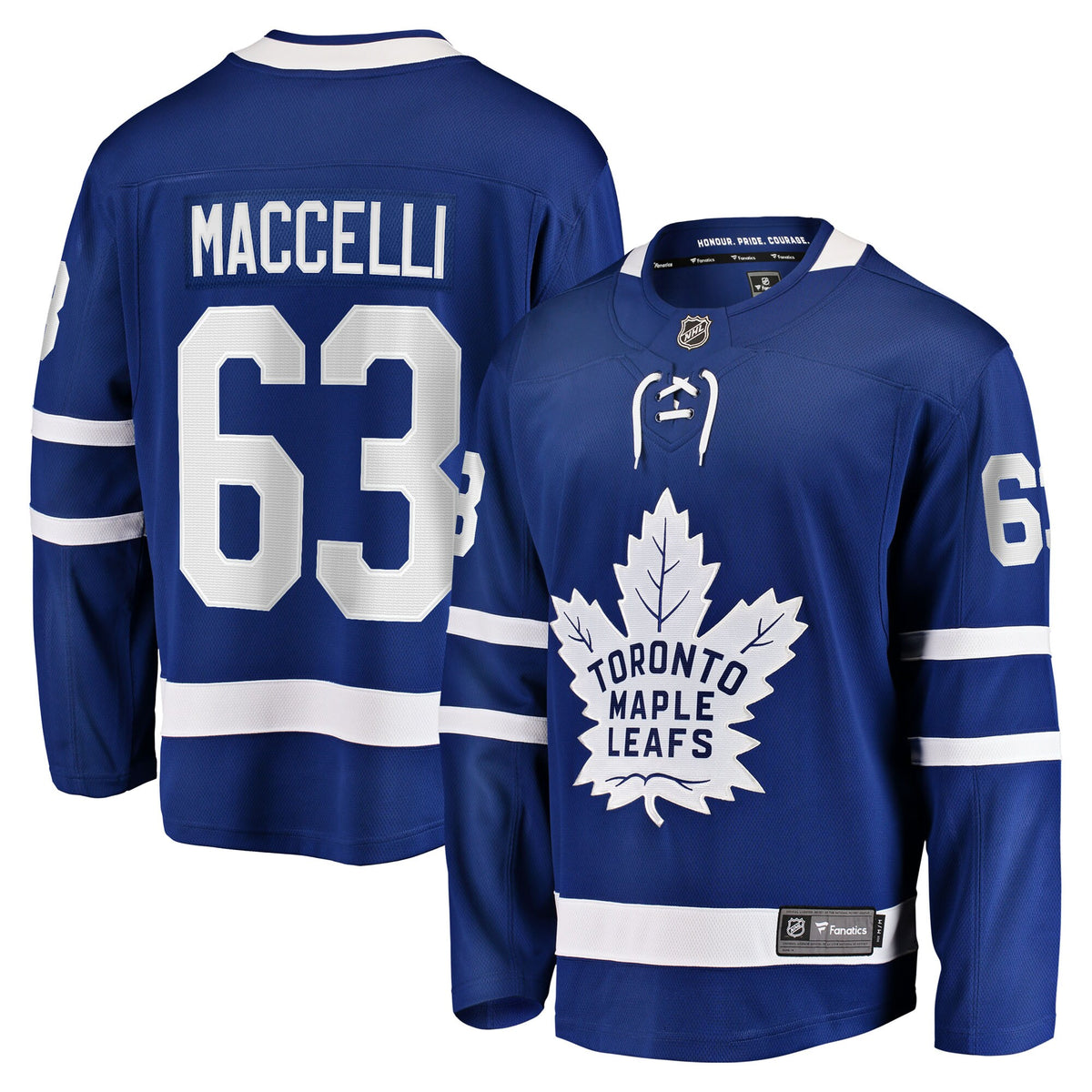 Toronto Maple Leafs Matias Maccelli Fanatics Blue Home Breakaway Jersey