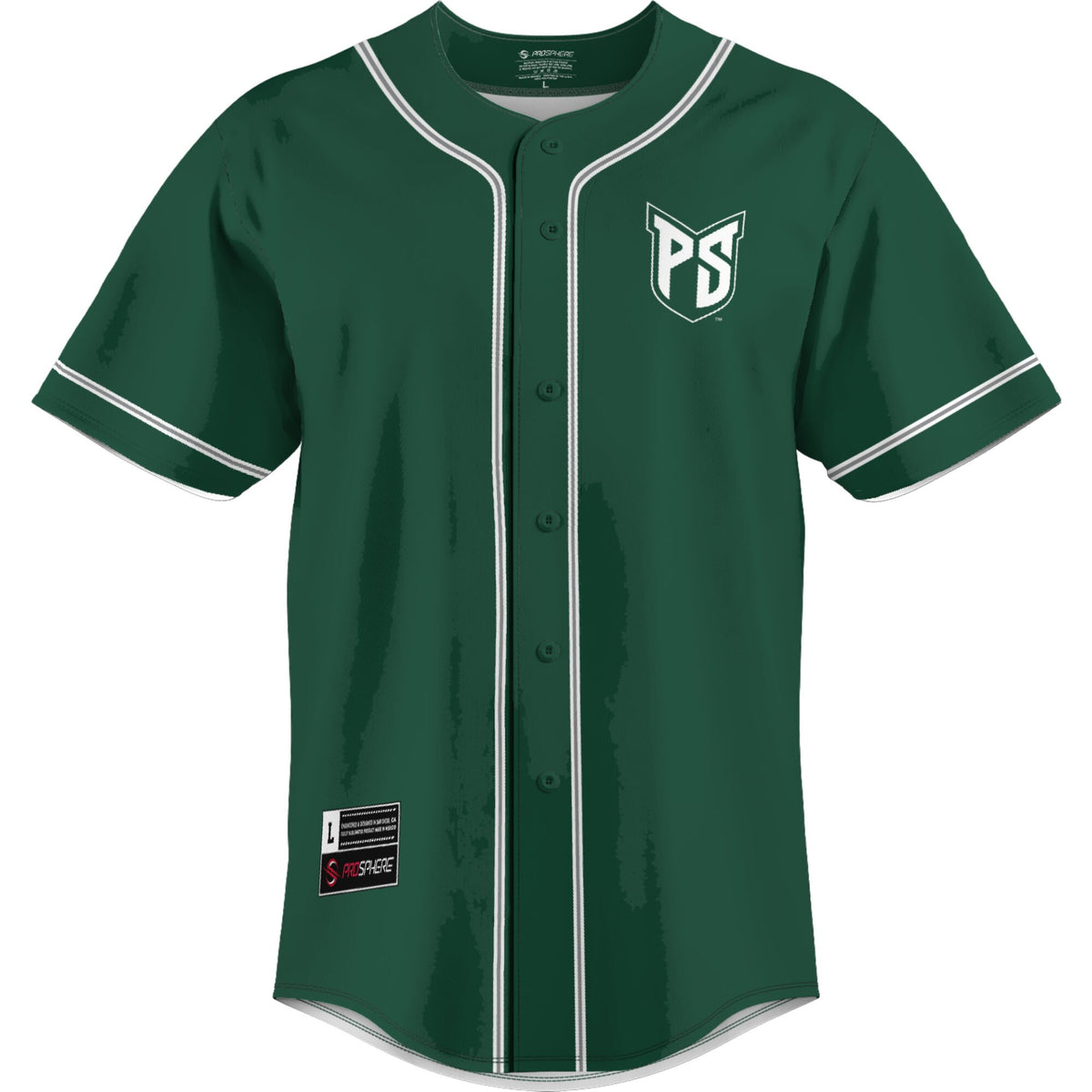 Portland State Vikings GameDay Greats Lightweight Baseball Jersey - Green