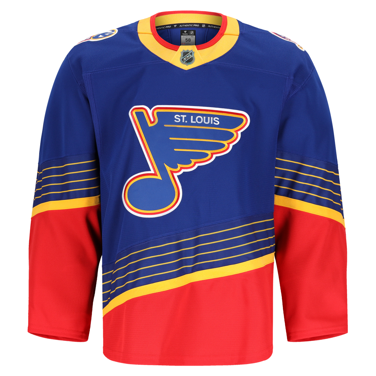 St. Louis Blues Fanatics Blue Alternate 2 Authentic Pro Jersey