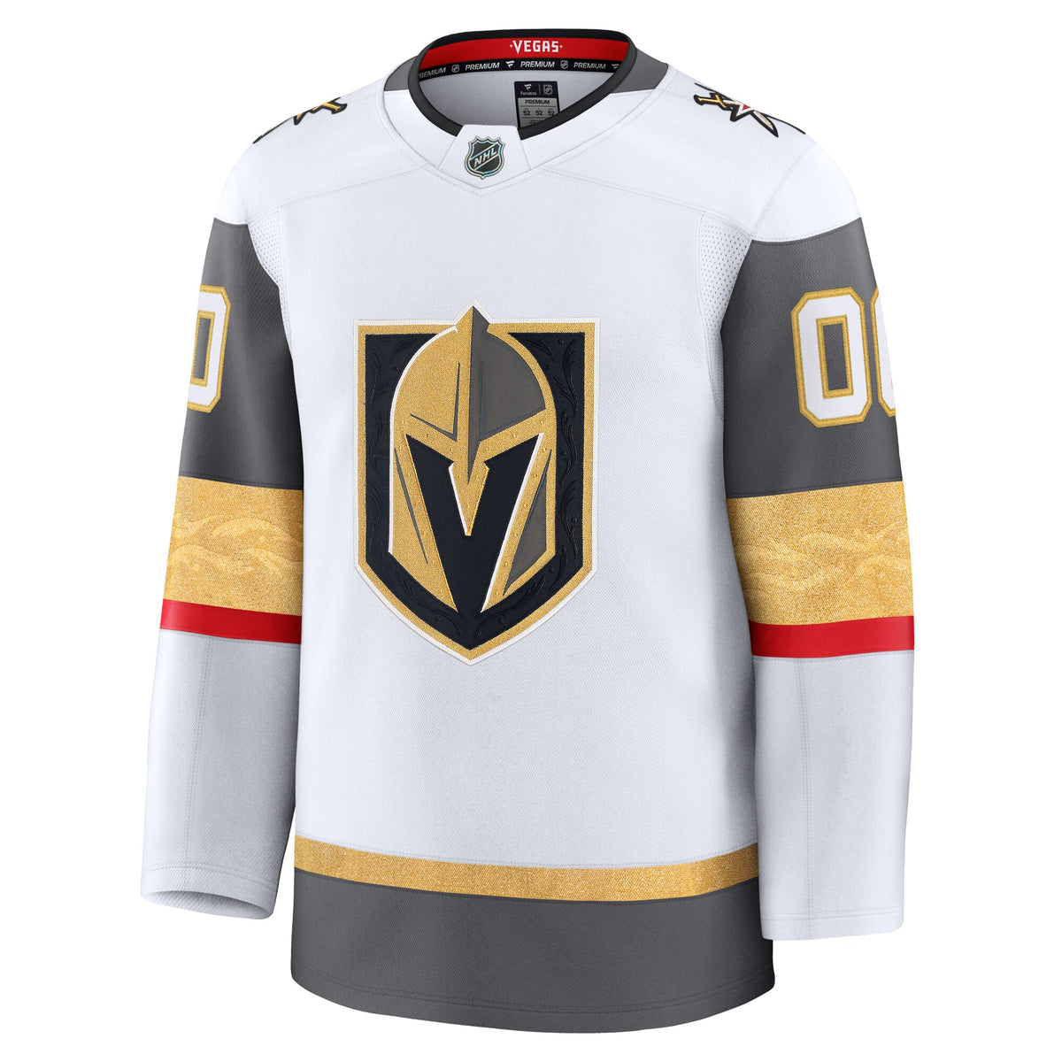 Vegas Golden Knights Fanatics White Away Premium Custom Jersey