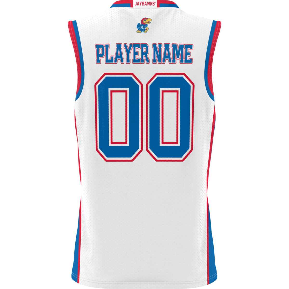 Kansas Jayhawks GameDay Greats Lightweight NIL Pick-A-Player Basketball Jersey - White