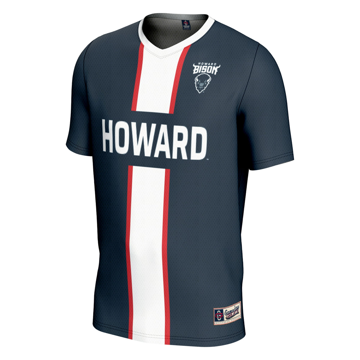 #1 Howard Bison GameDay Greats Lightweight Soccer Fashion Jersey - Navy