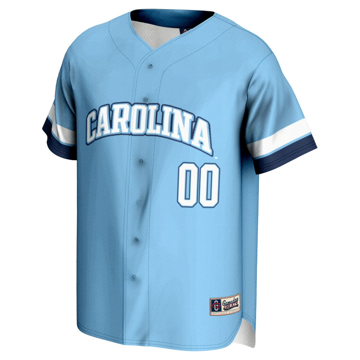 North Carolina Tar Heels GameDay Greats NIL Pick-A-Player Lightweight Baseball Jersey - Carolina Blue