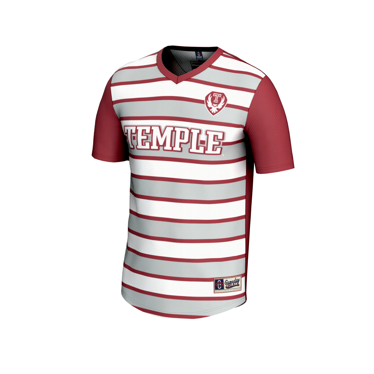 Temple Owls GameDay Greats Collegiate Soccer NIL Pick-A-Player Fashion Jersey - Cherry/White