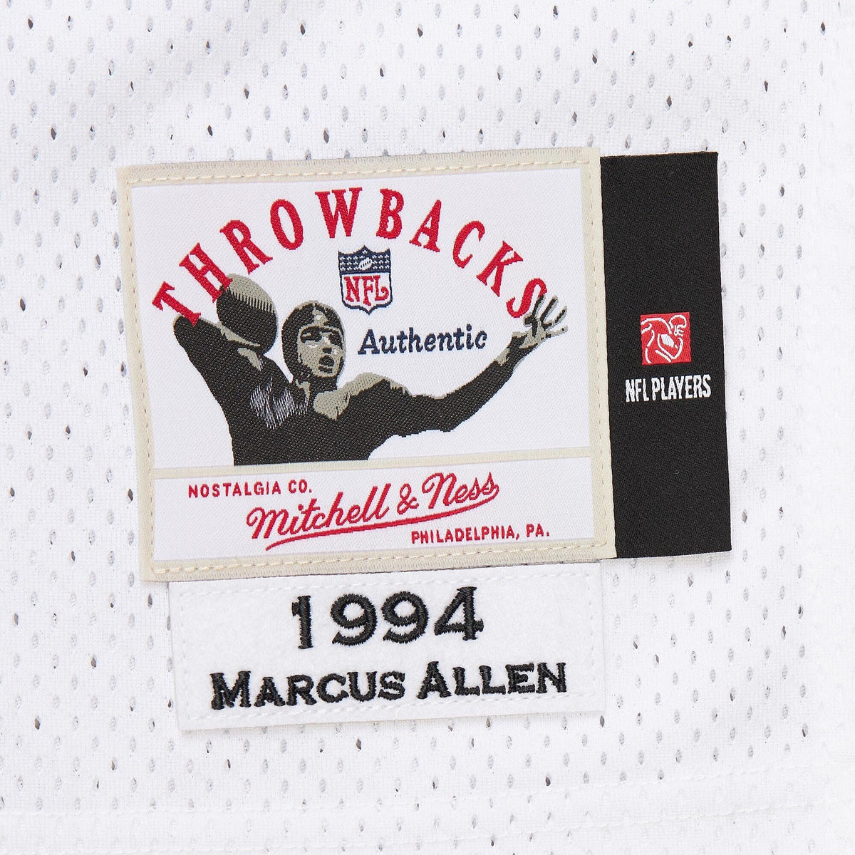Kansas City Chiefs 1994 Marcus Allen Mitchell & Ness White Authentic Throwback Retired Player Jersey