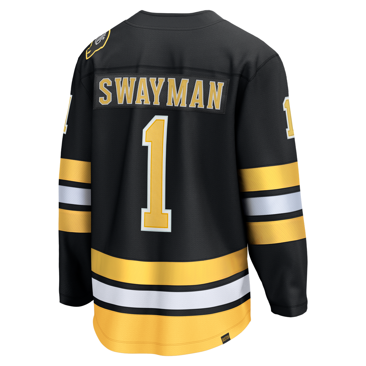 Boston Bruins Jeremy Swayman Fanatics Black Home Breakaway Jersey