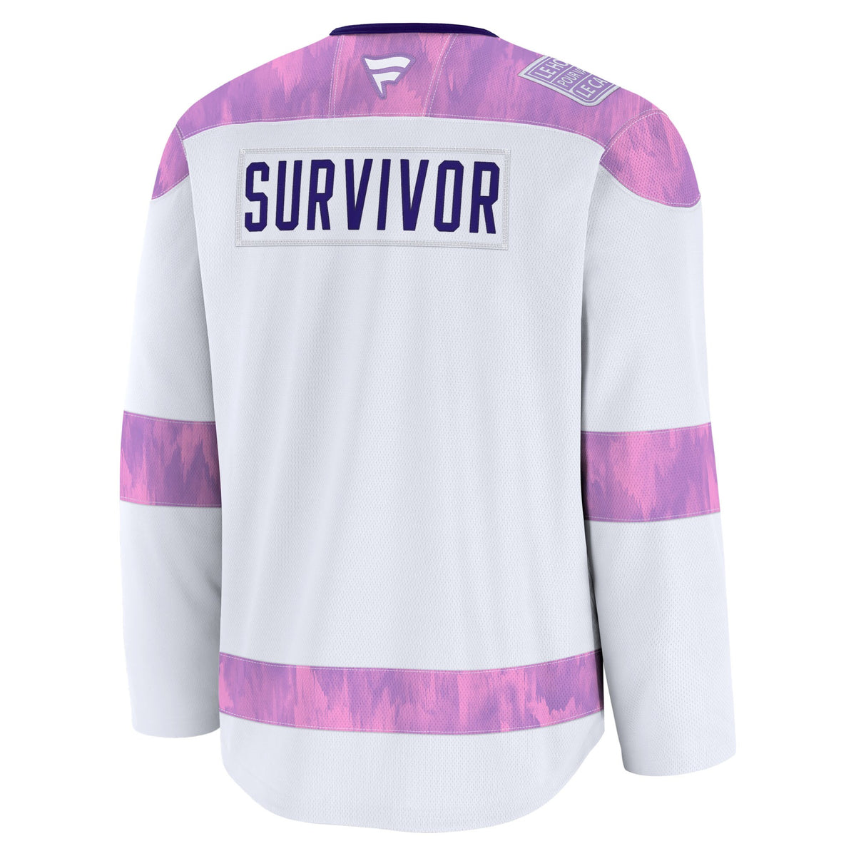 Detroit Red Wings Fanatics White Hockey Fights Cancer Survivor Practice Jersey