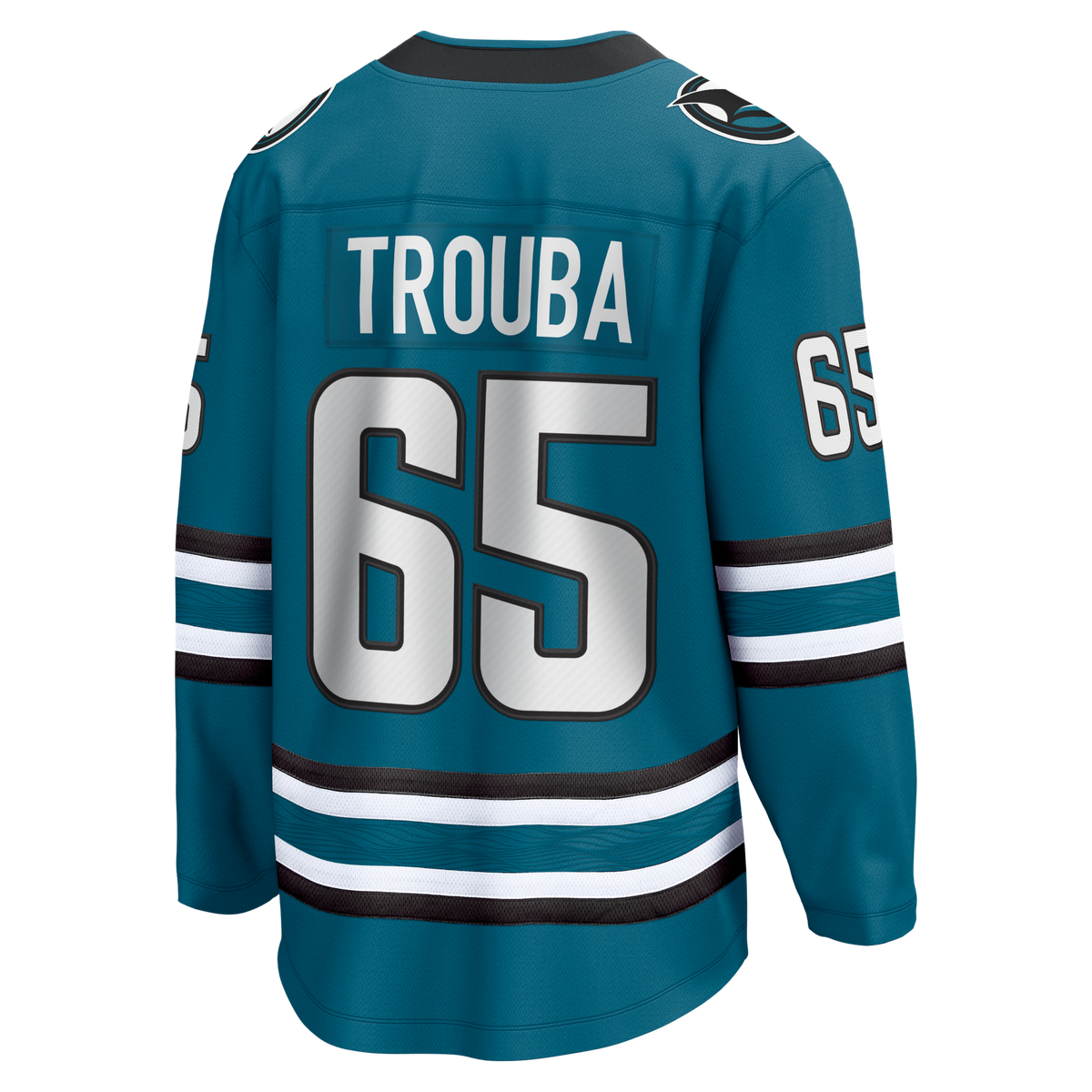 San Jose Sharks Jacob Trouba Fanatics Teal Home Breakaway Jersey